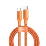 Καλώδιο Φόρτισης UGREEN L502 95493 USB-C σε USB-C PD 100W 1m Πορτοκαλί - Image 3