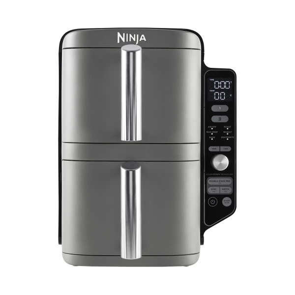 Ninja Φριτέζα Αέρος με Διπλό Κάδο 9.5lt Γκρι SL400EU