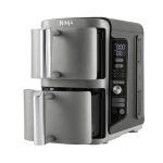 Ninja Φριτέζα Αέρος με Διπλό Κάδο 9.5lt Γκρι SL400EU - Image 2