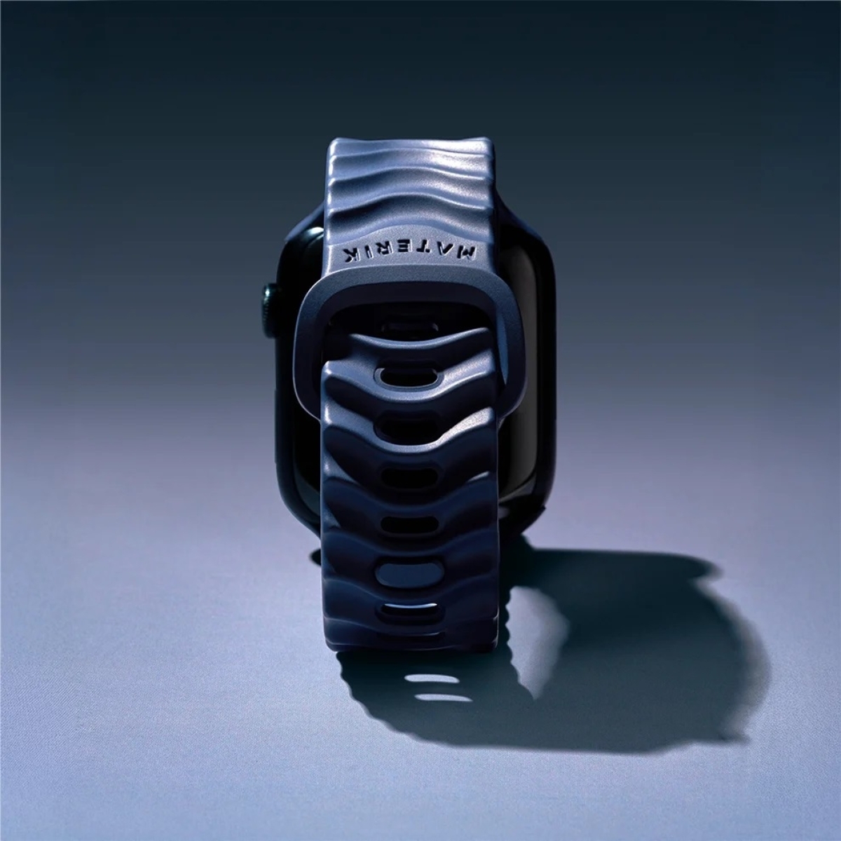 MATERIK Sport Band για Apple Watch 49mm - 42/44mm - 45/46mm Midnight Tide MP-AWB-FKM1-BL - Image 2