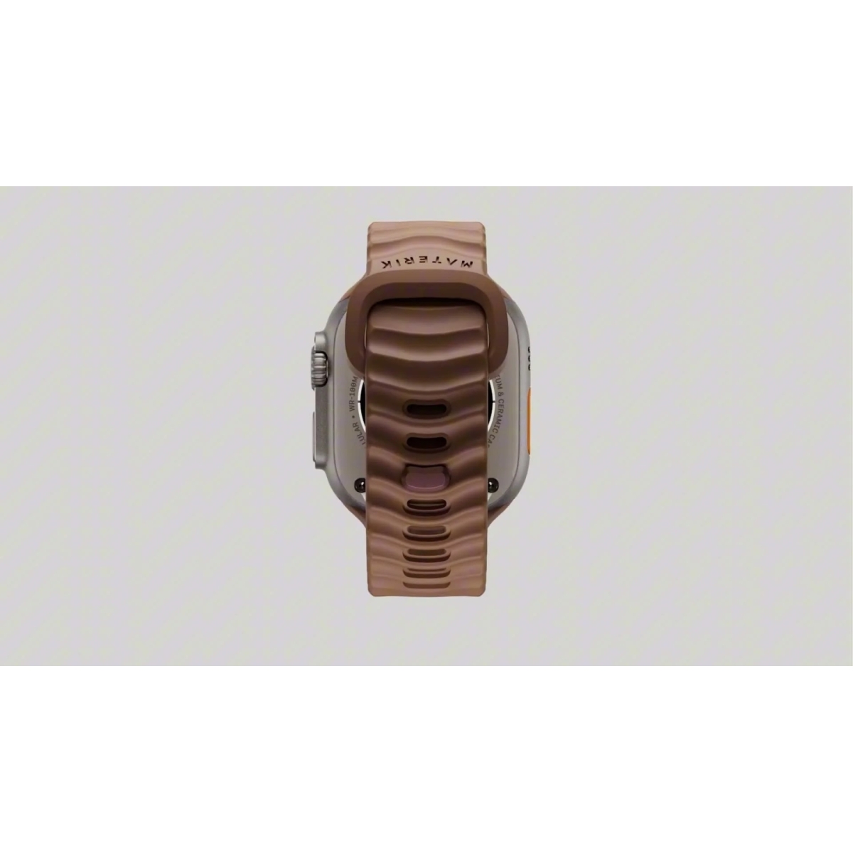 MATERIK Sport Band για Apple Watch 49mm - 42/44mm - 45/46mm Soft Clay MP-AWB-FKM1-BW - Image 4