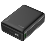Deltaco Power bank 20.000 mAh,1xUSB-A 22.5W, 1x USB-C PD 65 W, Μαύρο PB-C1012 - Image 3