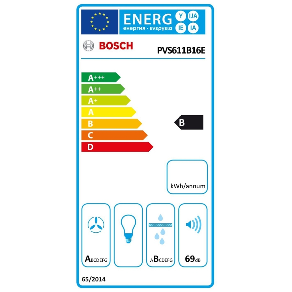 Bosch Serie 4 Επαγωγική Εστία Αυτόνομη με Απορροφητήρα & Λειτουργία Κλειδώματος 59.2x52.2εκ. PVS611B16E - Image 2
