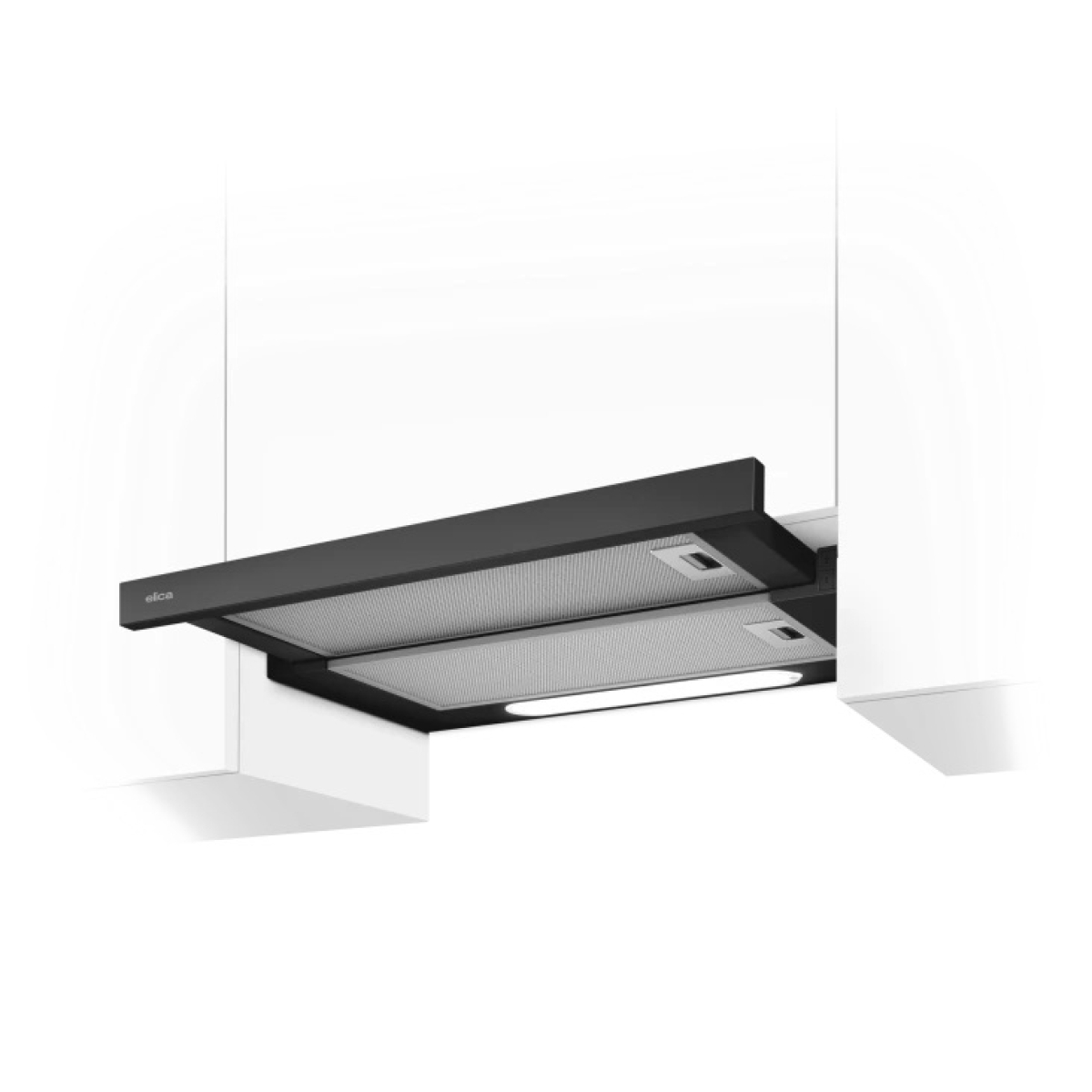 Elica Elite 14 LUX BL/A/60 Συρόμενος Απορροφητήρας 60cm Μαύρος - Image 3
