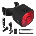 Trizand Οπίσθιο Φως Ποδηλάτου LED, 10lm, 6 Λειτουργίες IP66 00027562 - Image 3