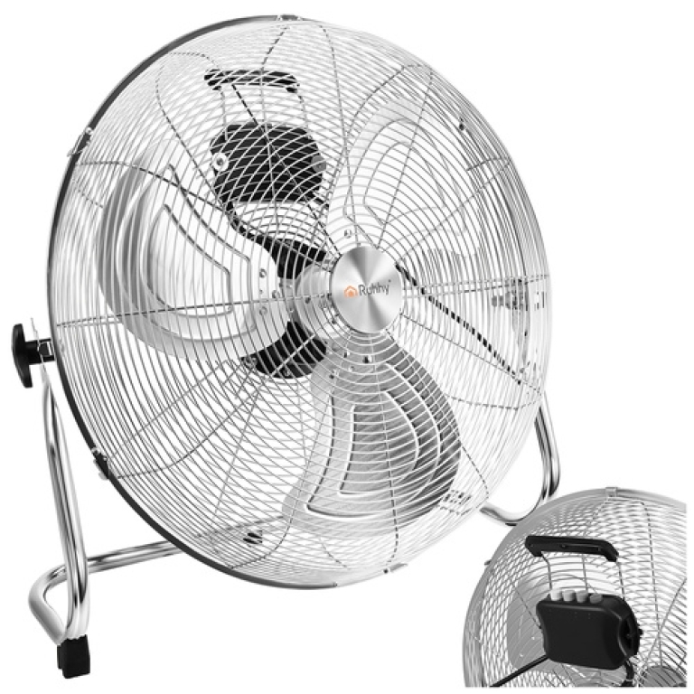Ruhhy Επιδαπέδιος Μεταλλικός Ανεμιστήρας 130W με Διάμετρο 50cm με 3 Ταχύτητες 00027835