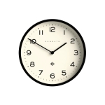 Newgate Αναλογικό Ρολόι Τοίχου Echo Number Four Quartz 30cm Ακρυλικό Μαύρο NUMFOU149K