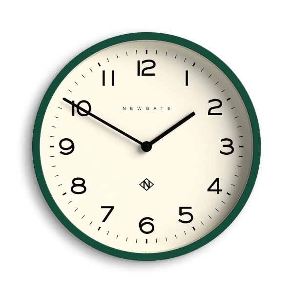 Newgate Αναλογικό Ρολόι Τοίχου Echo Number Four Quartz 30cm Ακρυλικό Eden Green - Πράσινο NUMFOU149EDG