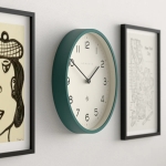 Newgate Αναλογικό Ρολόι Τοίχου Echo Number Four Quartz 30cm Ακρυλικό Eden Green - Πράσινο NUMFOU149EDG - Image 4