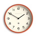 Newgate Αναλογικό Ρολόι Τοίχου Echo Number Four Quartz 30cm Ακρυλικό Pumkin Orange - Πορτοκαλί NUMFOU149PO
