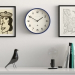 Newgate Αναλογικό Ρολόι Τοίχου Echo Number Four Quartz 30cm Ακρυλικό Midnight Blue - Μπλε NUMFOU149NB - Image 3