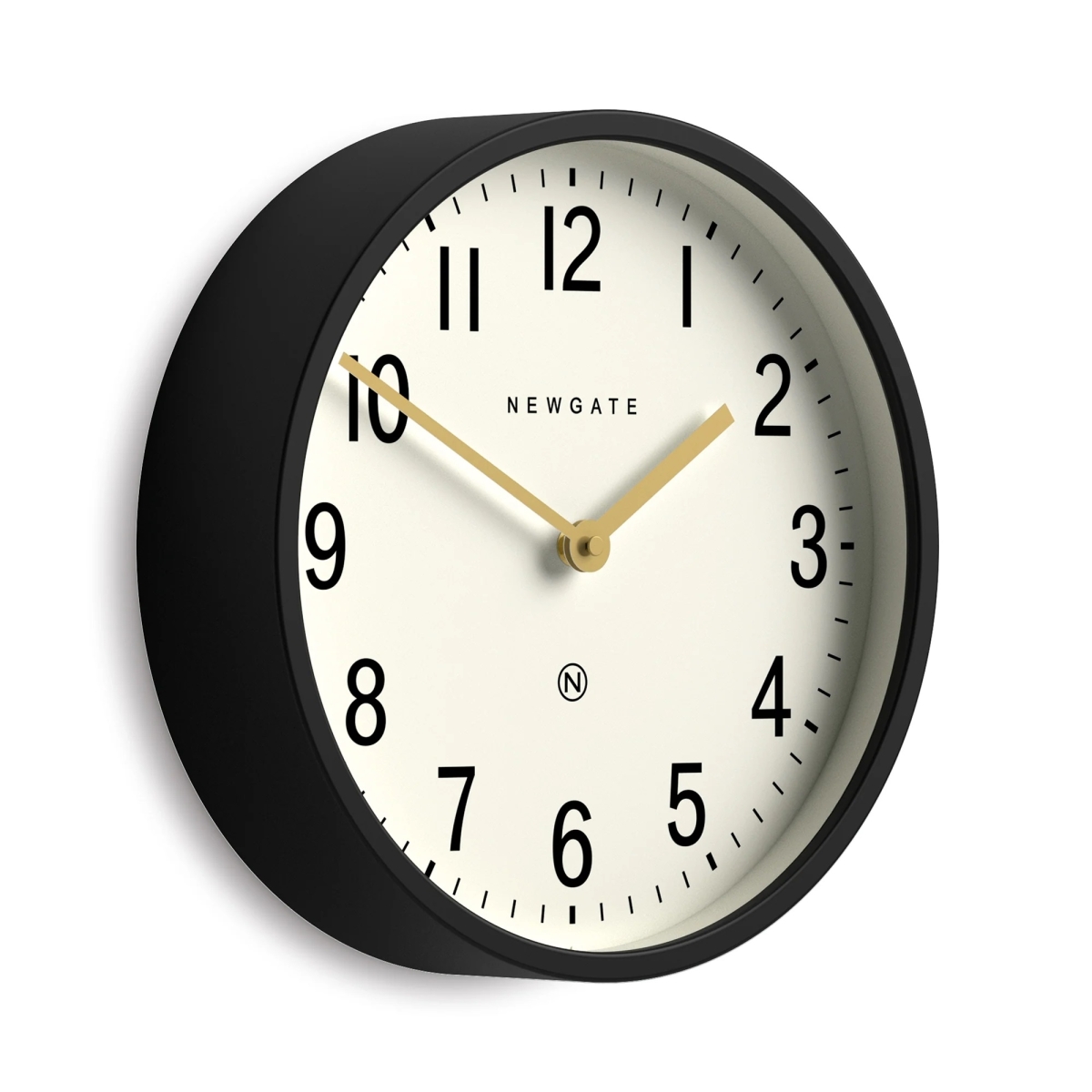 Newgate Αναλογικό Ρολόι Τοίχου Master Edwards Quartz 30cm Μεταλλικό Μαύρο LUGG371K - Image 2