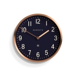 Newgate Αναλογικό Ρολόι Τοίχου Master Edwards Quartz 30cm Μεταλλικό Copper/Blue - Μπρονζέ LUGG372RAC