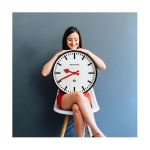 Newgate Αναλογικό Ρολόι Τοίχου Putney Quartz 45cm Μεταλλικό Μαύρο PUT390K - Image 4