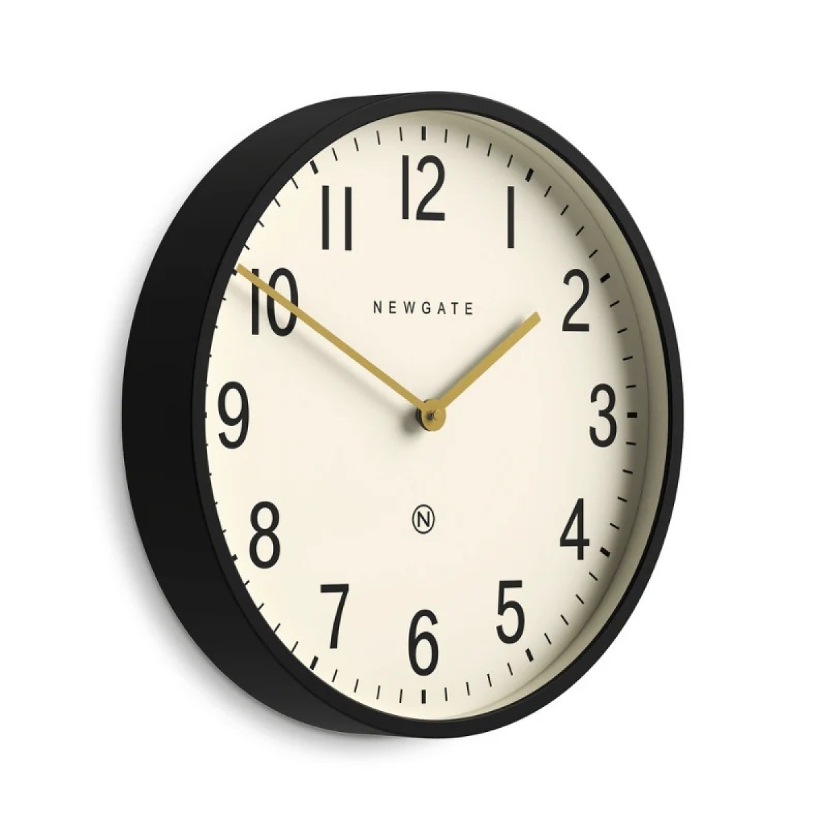 Newgate Αναλογικό Ρολόι Τοίχου Universal Arabic Quartz 43cm Μεταλλικό Μαύρο UNIV371K - Image 2