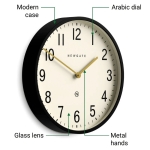 Newgate Αναλογικό Ρολόι Τοίχου Universal Arabic Quartz 43cm Μεταλλικό Μαύρο UNIV371K - Image 3
