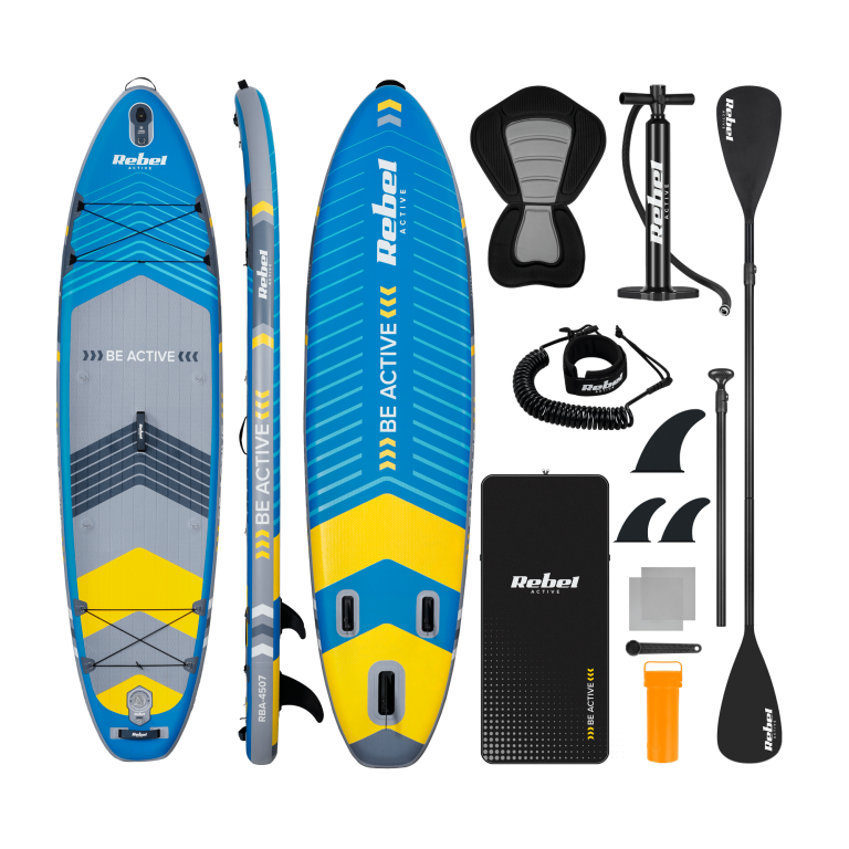 Rebel Φουσκωτή Σανίδα SUP 335x84x15 cm Μπλε RBA-4507-BL