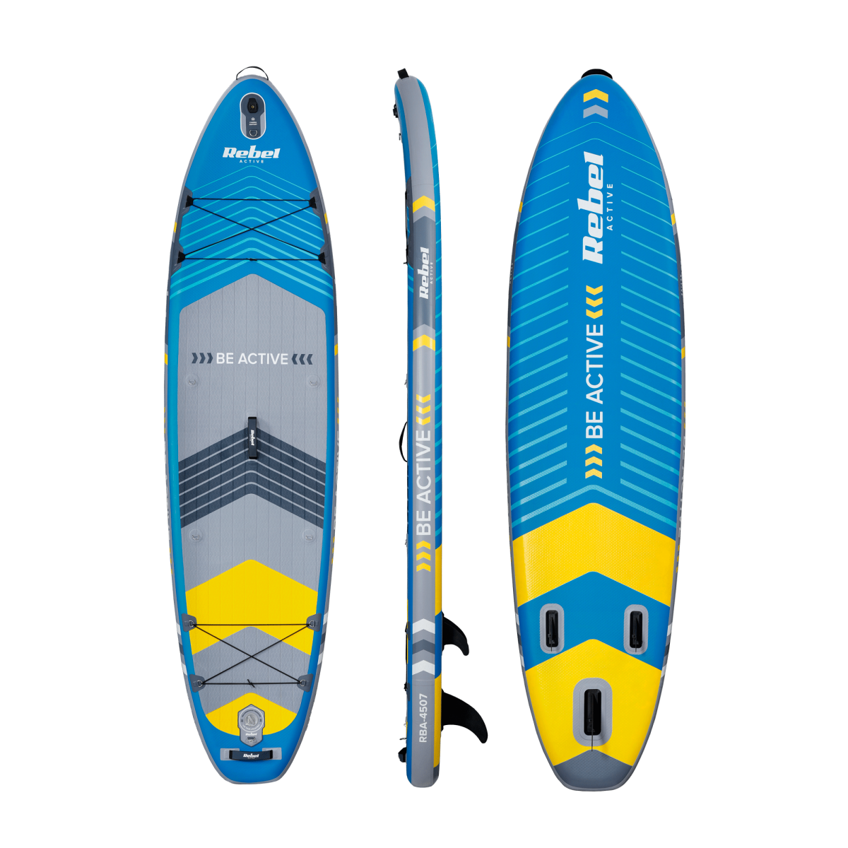 Rebel Φουσκωτή Σανίδα SUP 335x84x15 cm Μπλε RBA-4507-BL - Image 3