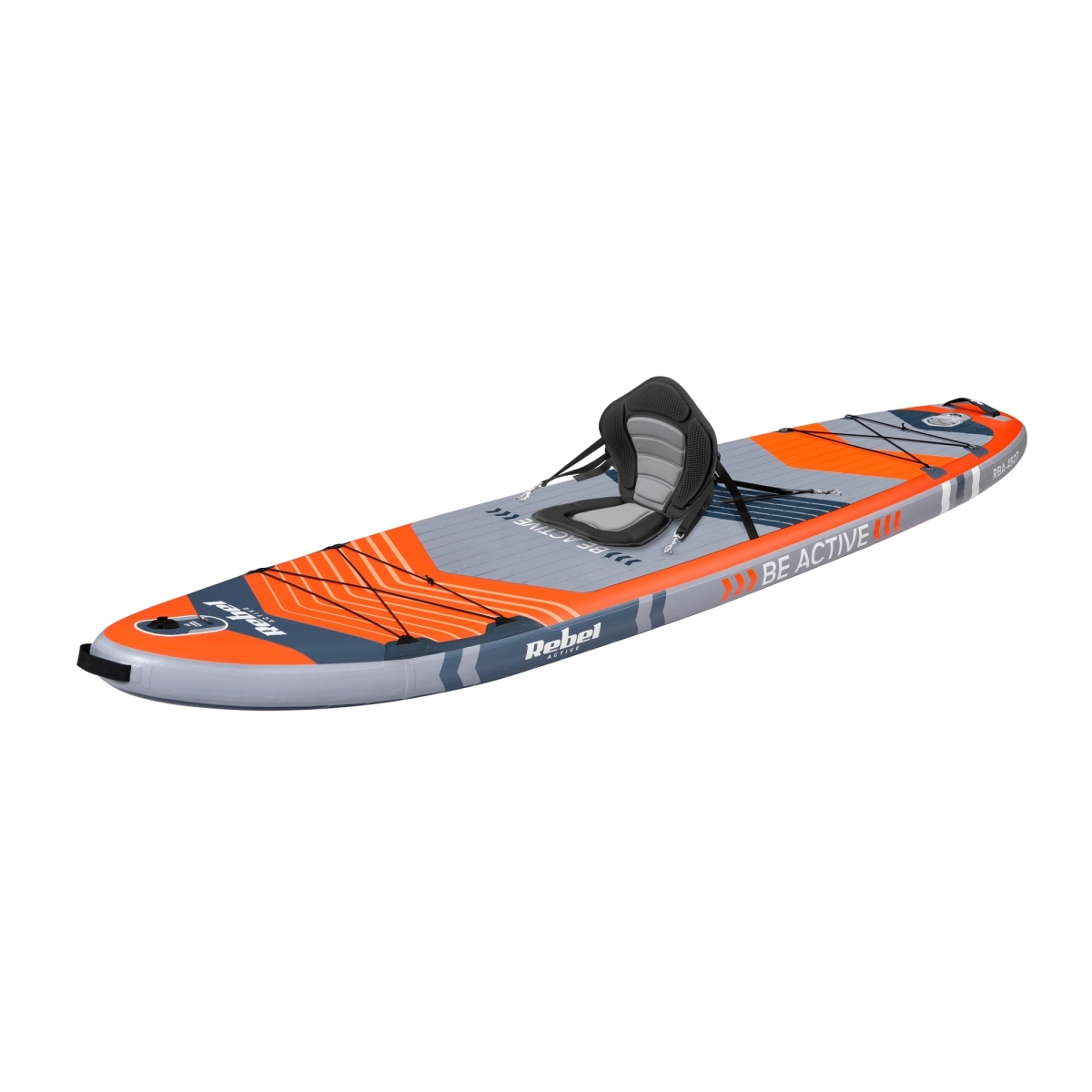 Rebel Φουσκωτή Σανίδα SUP με Μήκος 335x84x15 cm Πορτοκαλί RBA-4507-OR - Image 2