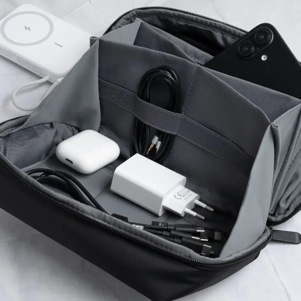 Scapade AirCase 9-Compartment Travel Tech Organiser - Image 3