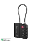 Scapade AirLock TSA-Approved Suitcase Lock Compatible with Apple Find My