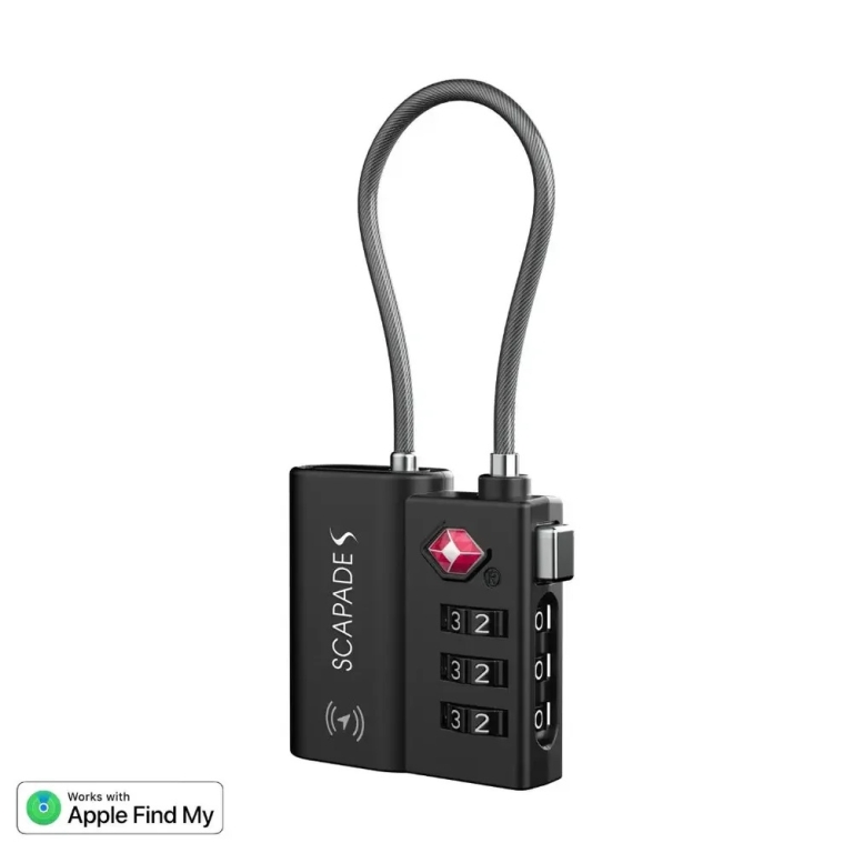 Scapade AirLock TSA-Approved Suitcase Lock Compatible with Apple Find My