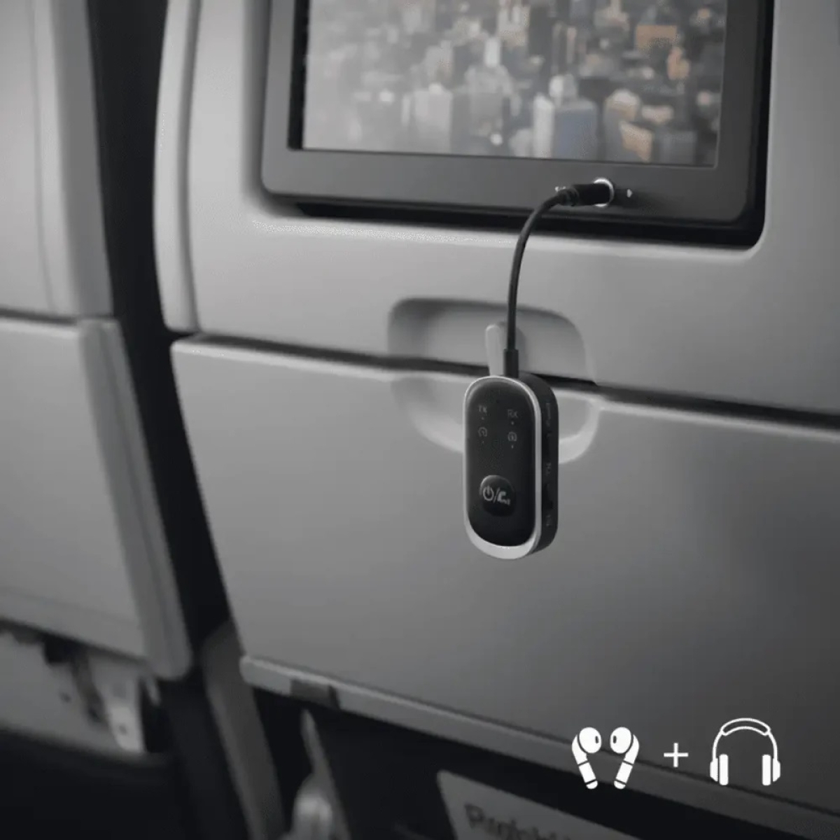 Scapade AirPro Double Bluetooth Transmitter for Airplane Transmitter & Receiver - Image 2
