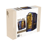 Ludistri DIY Book Nook - Explore the Universe (18x15.7x27.5 cm) with motion and music BLU0005 - Image 3