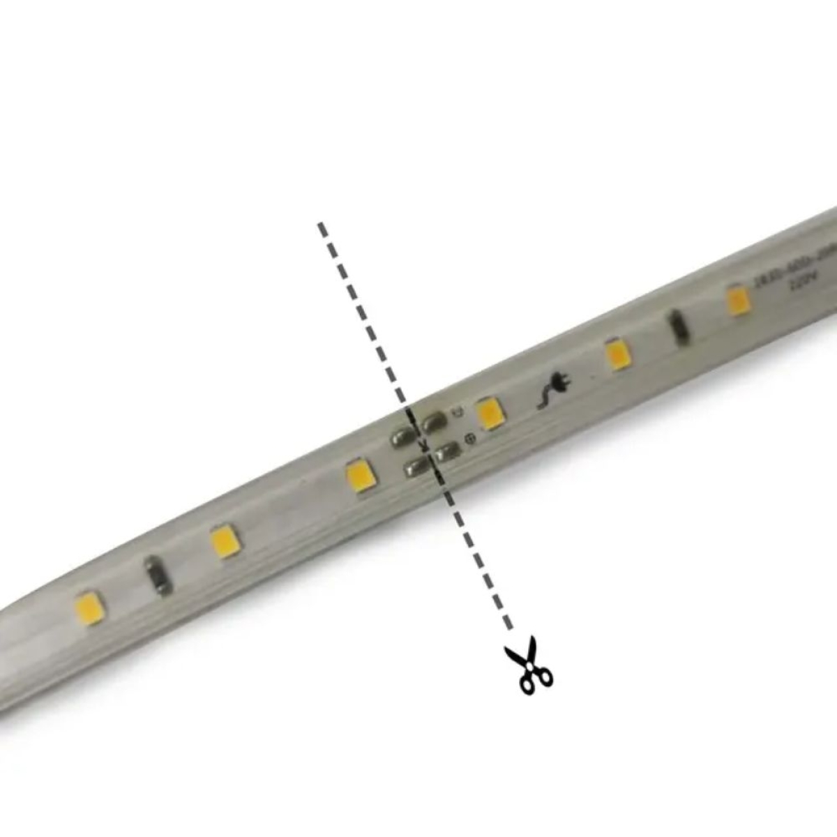 Αδιάβροχη Ταινία LED 50m Θερμό Φως 3000K IP65