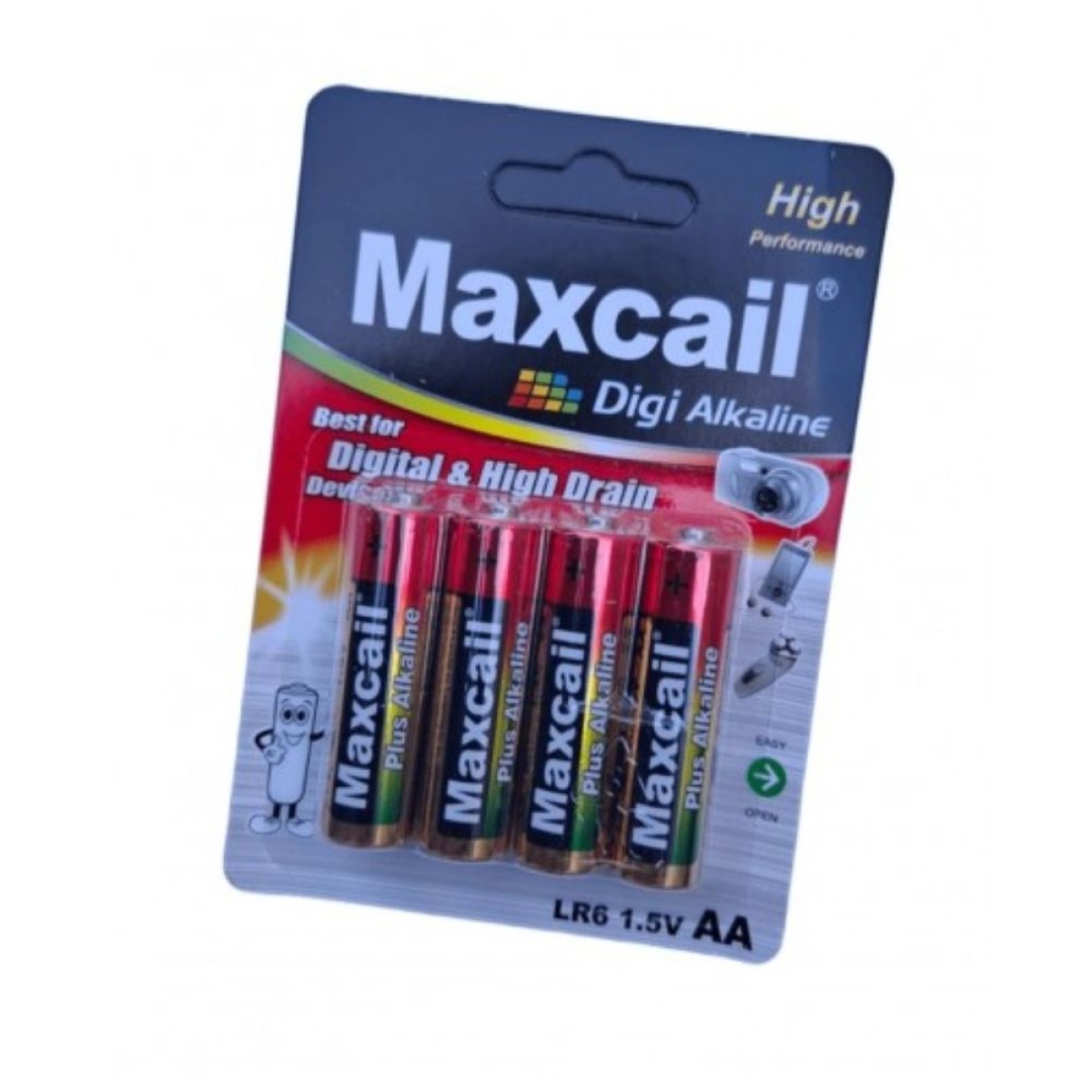 Αλκαλικές Μπαταρίες AA Maxcail LR6 1,5V 4 Τεμάχια