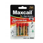 Αλκαλικές Μπαταρίες AAA Maxcail LR03 1,5V 4 Τεμάχια