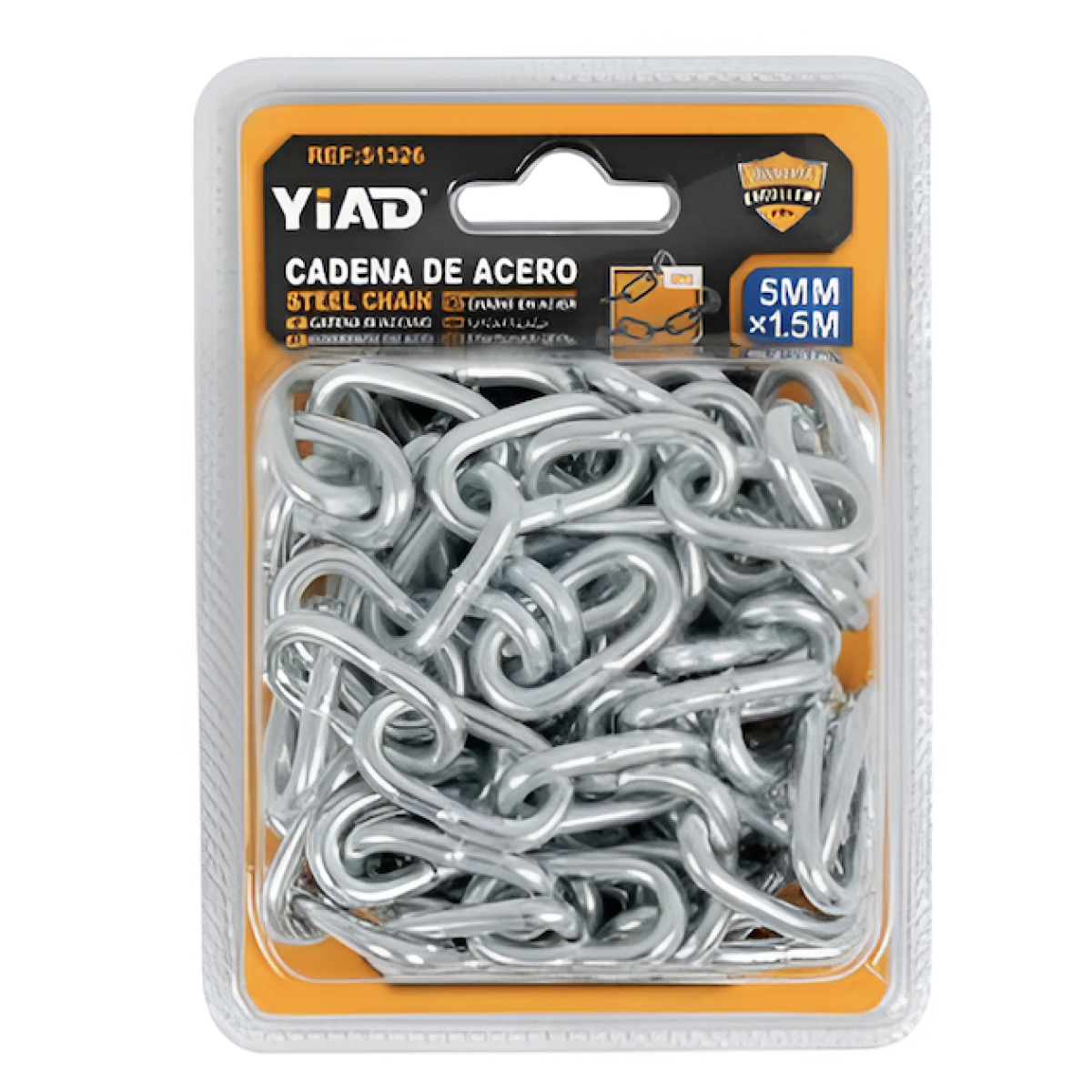 Αλυσίδα Γαλβανιζέ 5mm x 1.5m YiAD 51326 - Image 2