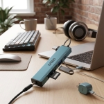 Αντάπτορας Hub 6 Σε 1 USB Type-C Onten OTN-UC56S - Image 2