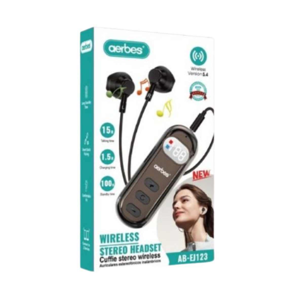 Ασύρματα Ακουστικά Bluetooth Aerbes AB-EJ123 V5.4