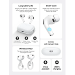 Ασύρματα Bluetooth Ακουστικά με AI Μετάφραση & Καρδιακό Παλμό Hoco EW98 - Image 3