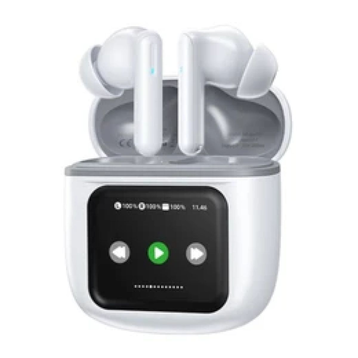 Ασύρματα Bluetooth Ακουστικά TWS με Έγχρωμη Smart Οθόνη IPS και ENC WEKOME S12