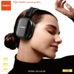 Ασύρματα Over-Ear Ακουστικά Bluetooth με Μείωση Θορύβου Moxom MX-WL102 Μαύρα - Image 2