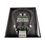 Bluetooth Handsfree Ellietech BT110 In-ear με Αντοχή στον Ιδρώτα Ασημί