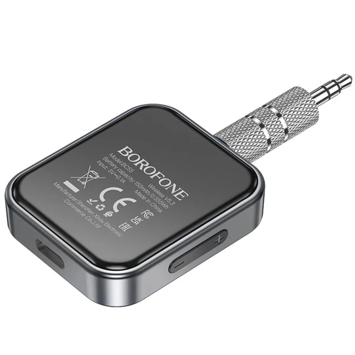 Bluetooth Receiver AUX 3.5mm με Bluetooth 5.3 Μαύρο - Borofone BC55-09 Suave - Image 4