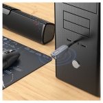 Bluetooth Receiver AUX 3.5mm με Bluetooth 5.4 Γκρι - Borofone BC51 Clear Way - Image 6