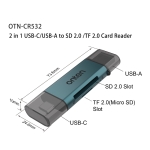 Card Reader SD και TF USB-A & USB-C Onten OTN-CR532 - Image 6