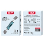 Card Reader SD και TF USB-A & USB-C Onten OTN-CR532 - Image 3