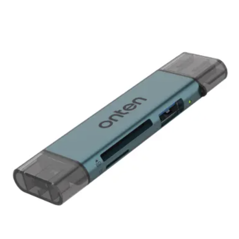 Card Reader USB & Type-C Σε SD / Micro SD / TF Onten OTN-CR537