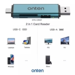 Card Reader USB & Type-C Σε SD / Micro SD / TF Onten OTN-CR537 - Image 4
