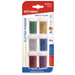 Χρυσόσκονες Χειροτεχνίας 6 x 20g Classic Colors Motarro ME509-2
