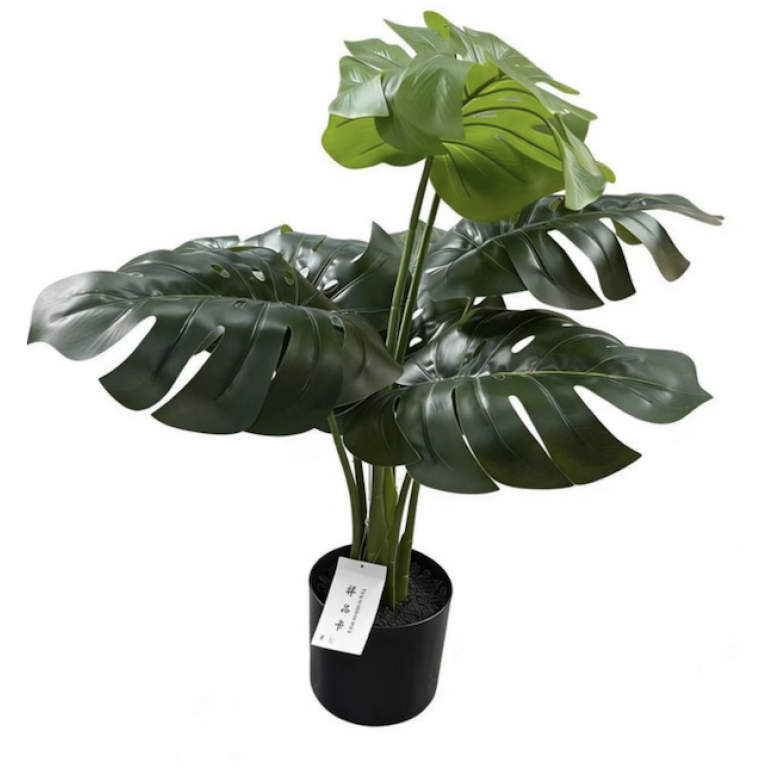 Διακοσμητικό Τεχνητό Φυτό Monstera σε Γλάστρα 65cm 0211-01