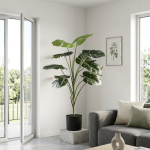 Διακοσμητικό Τεχνητό Φυτό Monstera σε Γλάστρα 85cm 0211-02 - Image 2