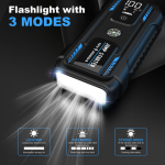 Εκκινητής Μπαταρίας Αυτοκινήτου 12V 22000mAh 2000A με Power Bank, Φακό & Πυξίδα QY18 - Image 5