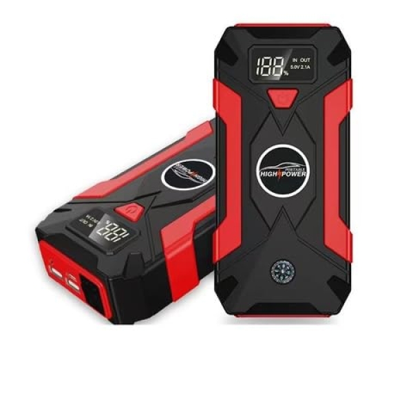 Εκκινητής Μπαταρίας Αυτοκινήτου 12V 8000mAh με Power Bank, Αεροσυμπιεστή & LED Φακό QY31