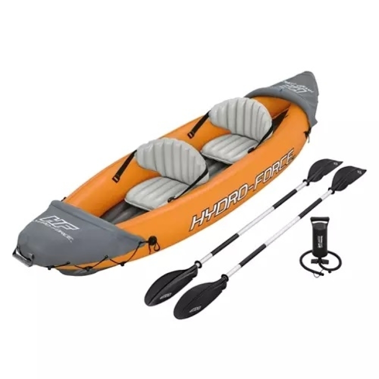 Bestway Φουσκωτό Κανό Καγιάκ 2 Ατόμων Hydro-Force Rapid X2 με Κουπιά και Τρόμπα 321x88cm 5294